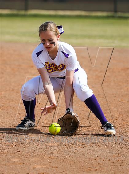 Thumbnail 2 in Sanger vs Lake Dallas (LCS/Argyle Softball Tournament) photogallery.