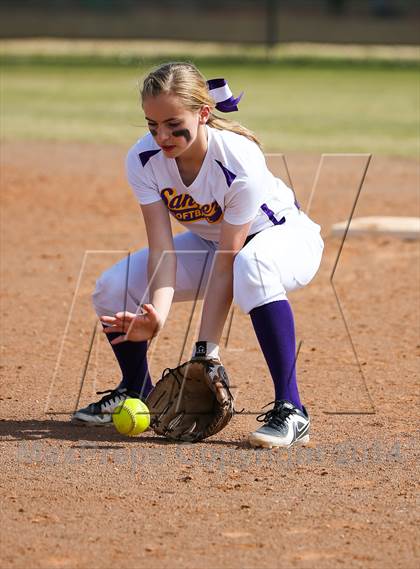 Thumbnail 2 in Sanger vs Lake Dallas (LCS/Argyle Softball Tournament) photogallery.