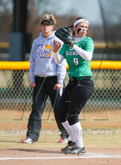 Thumbnail 2 in Sanger vs Lake Dallas (LCS/Argyle Softball Tournament) photogallery.
