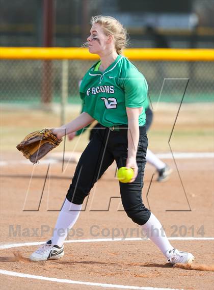 Thumbnail 2 in Sanger vs Lake Dallas (LCS/Argyle Softball Tournament) photogallery.