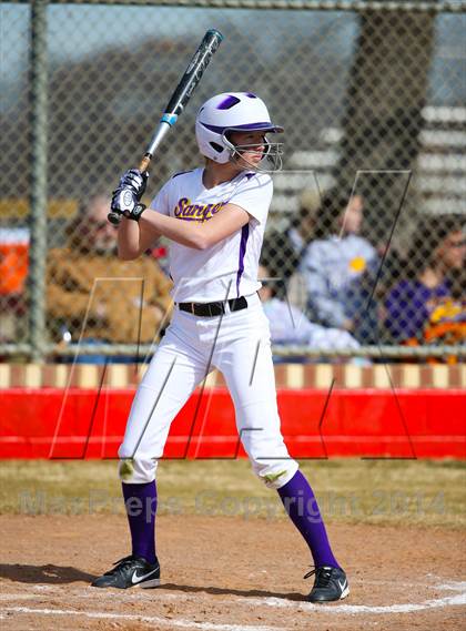 Thumbnail 3 in Sanger vs Lake Dallas (LCS/Argyle Softball Tournament) photogallery.