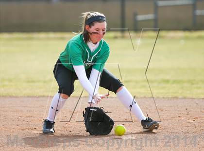 Thumbnail 3 in Sanger vs Lake Dallas (LCS/Argyle Softball Tournament) photogallery.