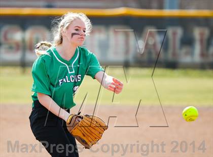 Thumbnail 1 in Sanger vs Lake Dallas (LCS/Argyle Softball Tournament) photogallery.