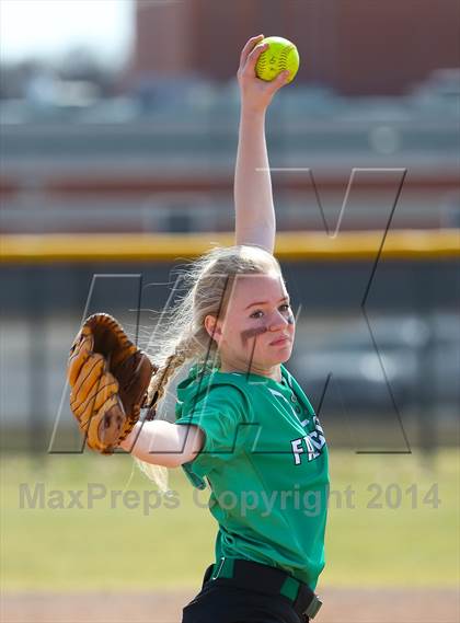 Thumbnail 2 in Sanger vs Lake Dallas (LCS/Argyle Softball Tournament) photogallery.