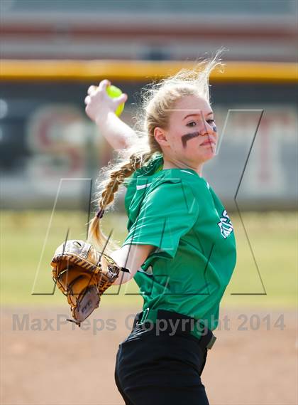 Thumbnail 3 in Sanger vs Lake Dallas (LCS/Argyle Softball Tournament) photogallery.
