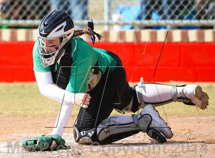 Thumbnail 3 in Sanger vs Lake Dallas (LCS/Argyle Softball Tournament) photogallery.