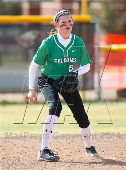 Thumbnail 2 in Sanger vs Lake Dallas (LCS/Argyle Softball Tournament) photogallery.