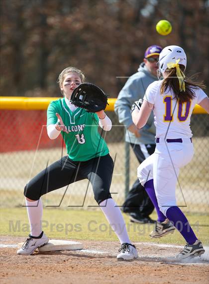 Thumbnail 2 in Sanger vs Lake Dallas (LCS/Argyle Softball Tournament) photogallery.