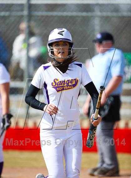 Thumbnail 3 in Sanger vs Lake Dallas (LCS/Argyle Softball Tournament) photogallery.