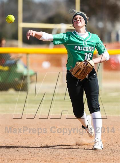 Thumbnail 1 in Sanger vs Lake Dallas (LCS/Argyle Softball Tournament) photogallery.