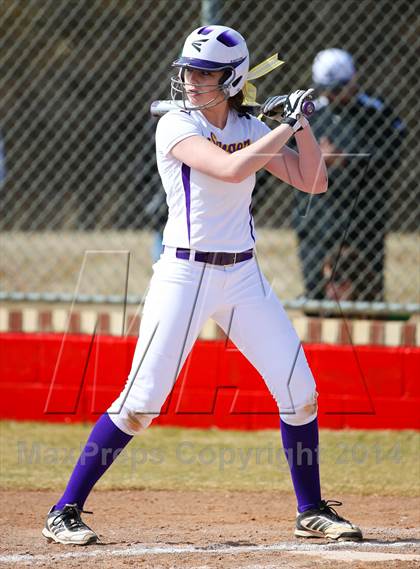Thumbnail 2 in Sanger vs Lake Dallas (LCS/Argyle Softball Tournament) photogallery.