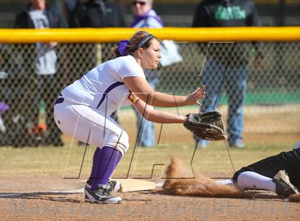 Thumbnail 2 in Sanger vs Lake Dallas (LCS/Argyle Softball Tournament) photogallery.