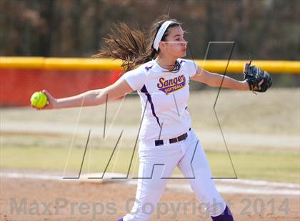 Thumbnail 1 in Sanger vs Lake Dallas (LCS/Argyle Softball Tournament) photogallery.