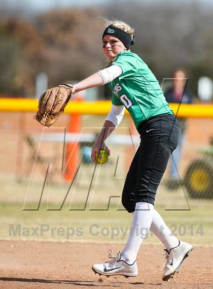 Thumbnail 2 in Sanger vs Lake Dallas (LCS/Argyle Softball Tournament) photogallery.