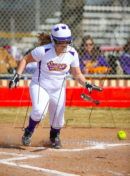 Thumbnail 3 in Sanger vs Lake Dallas (LCS/Argyle Softball Tournament) photogallery.