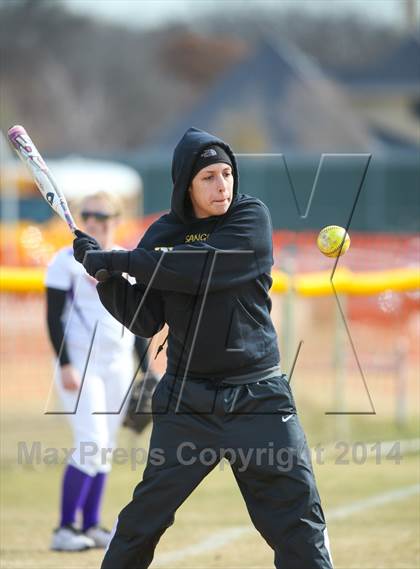 Thumbnail 3 in Sanger vs Lake Dallas (LCS/Argyle Softball Tournament) photogallery.