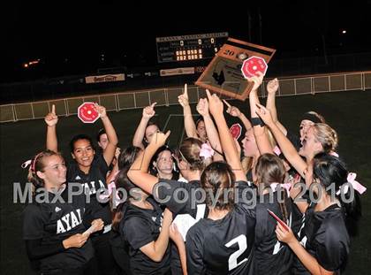 Thumbnail 1 in Ayala vs. Warren (CIF SS D3 Final) photogallery.