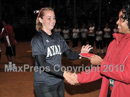 Thumbnail 1 in Ayala vs. Warren (CIF SS D3 Final) photogallery.
