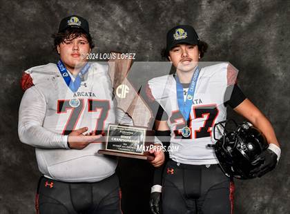 Thumbnail 3 in Arcata (CIF State DIV 6AA Championship Trophy Award Photos) photogallery.