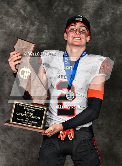 Thumbnail 3 in Arcata (CIF State DIV 6AA Championship Trophy Award Photos) photogallery.