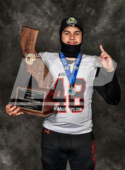 Thumbnail 2 in Arcata (CIF State DIV 6AA Championship Trophy Award Photos) photogallery.