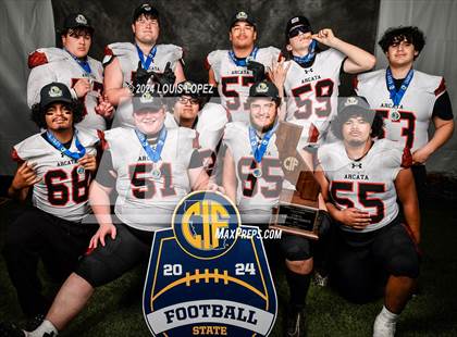 Thumbnail 3 in Arcata (CIF State DIV 6AA Championship Trophy Award Photos) photogallery.