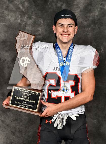 Thumbnail 2 in Arcata (CIF State DIV 6AA Championship Trophy Award Photos) photogallery.