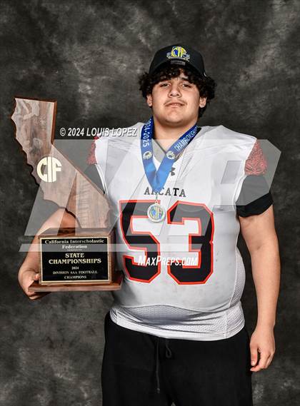Thumbnail 1 in Arcata (CIF State DIV 6AA Championship Trophy Award Photos) photogallery.