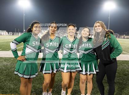 Thumbnail 1 in St. Mary's vs. Manteca (Sac Joaquin D2 Semi Final playoff Round 3) photogallery.