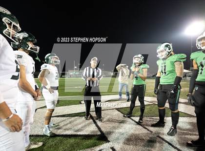 Thumbnail 3 in St. Mary's vs. Manteca (Sac Joaquin D2 Semi Final playoff Round 3) photogallery.