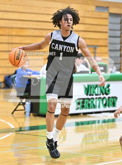 Thumbnail 1 in Willow Canyon vs. Canyon View (Sunnyslope Hoopsgiving Basketball Tournament) photogallery.