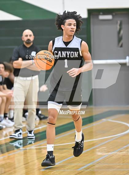 Thumbnail 3 in Willow Canyon vs. Canyon View (Sunnyslope Hoopsgiving Basketball Tournament) photogallery.