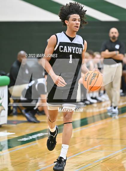 Thumbnail 1 in Willow Canyon vs. Canyon View (Sunnyslope Hoopsgiving Basketball Tournament) photogallery.