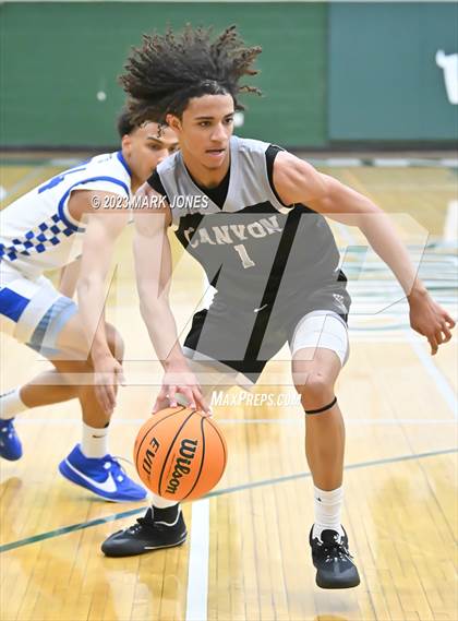 Thumbnail 1 in Willow Canyon vs. Canyon View (Sunnyslope Hoopsgiving Basketball Tournament) photogallery.