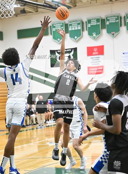 Thumbnail 2 in Willow Canyon vs. Canyon View (Sunnyslope Hoopsgiving Basketball Tournament) photogallery.