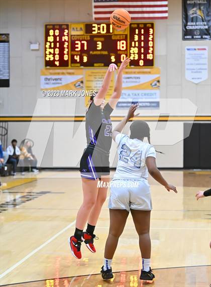 Thumbnail 3 in Northwest Christian vs. Valley Christian (ALA Coyotes Basketball Invitational - Championship) photogallery.