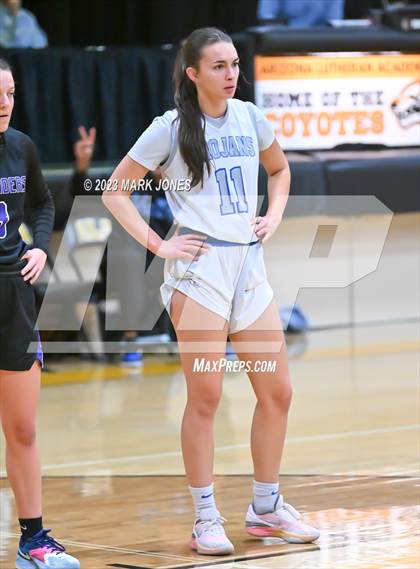 Thumbnail 1 in Northwest Christian vs. Valley Christian (ALA Coyotes Basketball Invitational - Championship) photogallery.