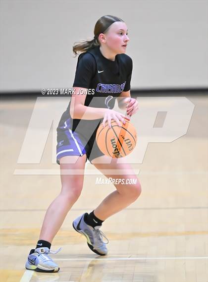Thumbnail 3 in Northwest Christian vs. Valley Christian (ALA Coyotes Basketball Invitational - Championship) photogallery.