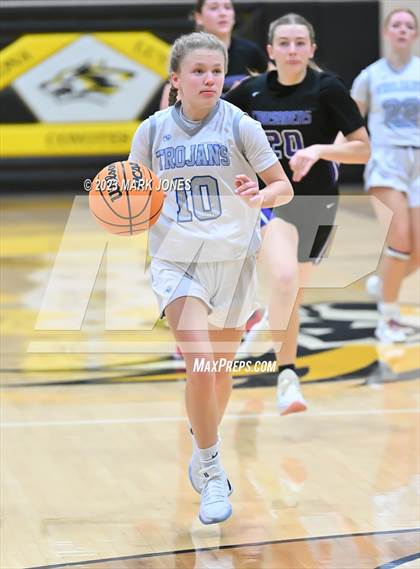 Thumbnail 3 in Northwest Christian vs. Valley Christian (ALA Coyotes Basketball Invitational - Championship) photogallery.