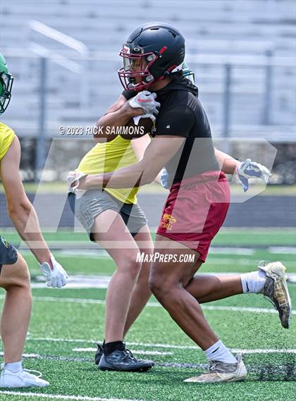 Thumbnail 3 in Douglas Byrd vs Cardinal Gibbons (Montgomery Central 2nd Annual 7 on 7 Air Raid Classic) photogallery.