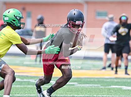 Thumbnail 1 in Douglas Byrd vs Cardinal Gibbons (Montgomery Central 2nd Annual 7 on 7 Air Raid Classic) photogallery.