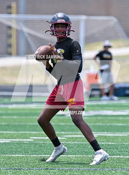 Thumbnail 3 in Douglas Byrd vs Cardinal Gibbons (Montgomery Central 2nd Annual 7 on 7 Air Raid Classic) photogallery.
