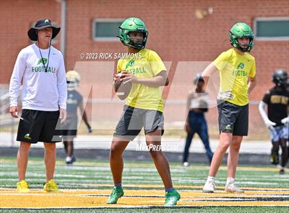 Thumbnail 1 in Douglas Byrd vs Cardinal Gibbons (Montgomery Central 2nd Annual 7 on 7 Air Raid Classic) photogallery.