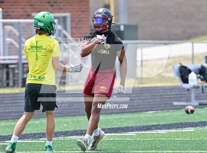 Thumbnail 3 in Douglas Byrd vs Cardinal Gibbons (Montgomery Central 2nd Annual 7 on 7 Air Raid Classic) photogallery.