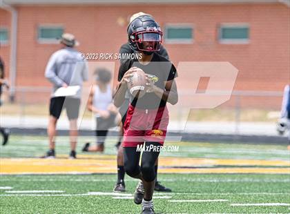 Thumbnail 1 in Douglas Byrd vs Cardinal Gibbons (Montgomery Central 2nd Annual 7 on 7 Air Raid Classic) photogallery.