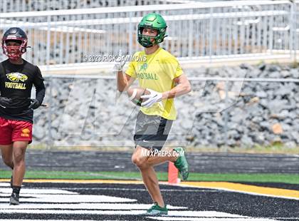 Thumbnail 2 in Douglas Byrd vs Cardinal Gibbons (Montgomery Central 2nd Annual 7 on 7 Air Raid Classic) photogallery.