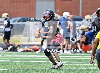 Thumbnail 1 in Douglas Byrd vs Cardinal Gibbons (Montgomery Central 2nd Annual 7 on 7 Air Raid Classic) photogallery.
