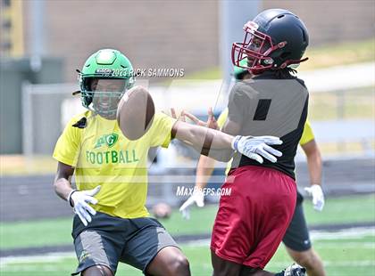 Thumbnail 2 in Douglas Byrd vs Cardinal Gibbons (Montgomery Central 2nd Annual 7 on 7 Air Raid Classic) photogallery.