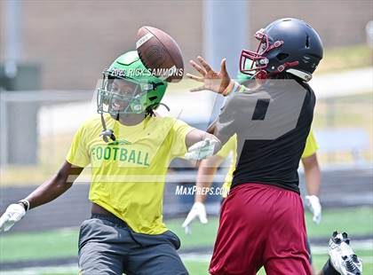 Thumbnail 1 in Douglas Byrd vs Cardinal Gibbons (Montgomery Central 2nd Annual 7 on 7 Air Raid Classic) photogallery.