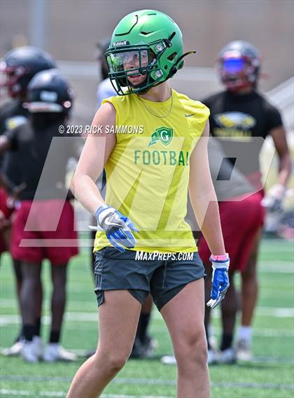 Thumbnail 1 in Douglas Byrd vs Cardinal Gibbons (Montgomery Central 2nd Annual 7 on 7 Air Raid Classic) photogallery.